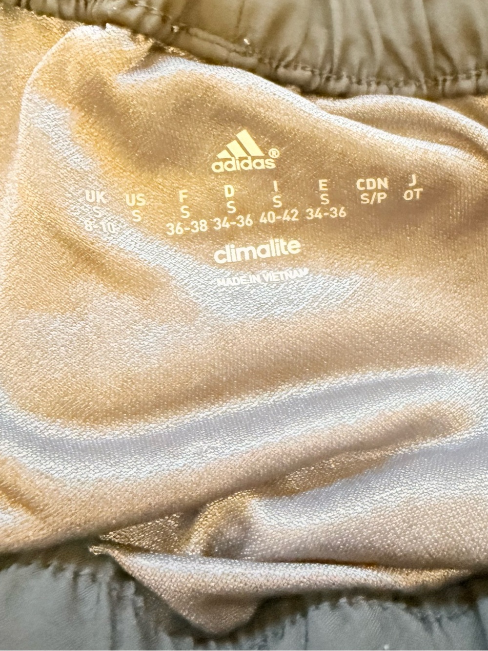 🌾 adidas Women’s Black & Gray Leopard Printed Running Shorts - Picture 6 of 6
